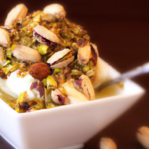 Sweet Harmony: Greek Yogurt with Honey & Pistachios Delight