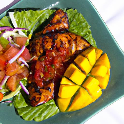 savor summer: Grilled Chicken Perfected‍ with Mango Salsa