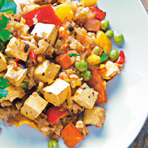 Colorful Tofu scramble: A Veggie-packed Morning boost
