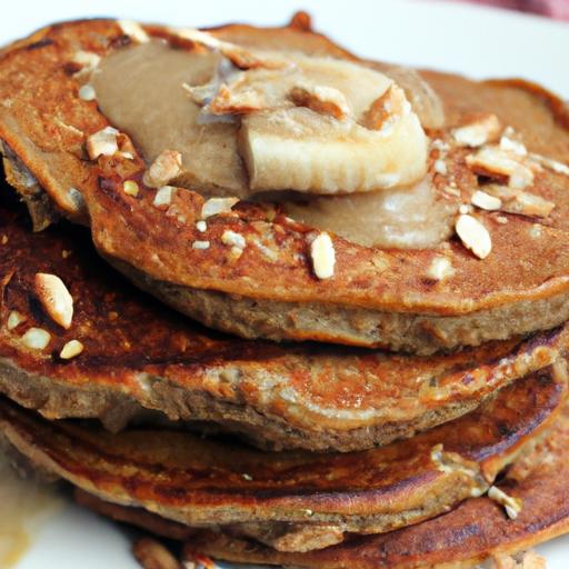 Nutty Delight: Buckwheat Pancakes with Almond Butter Bliss