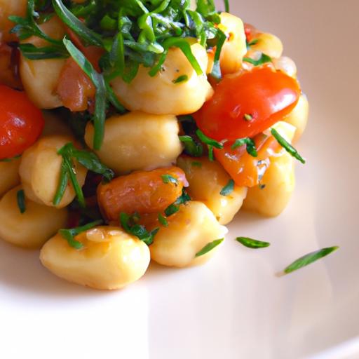 Savor the flavors: Gnocchi with Tomato & Basil Delight