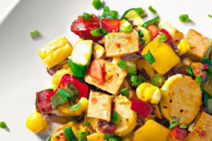 Colorful Tofu Scramble: A Veggie-Packed Morning Boost