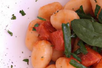 Savor the Flavors: Gnocchi with Tomato & Basil Delight