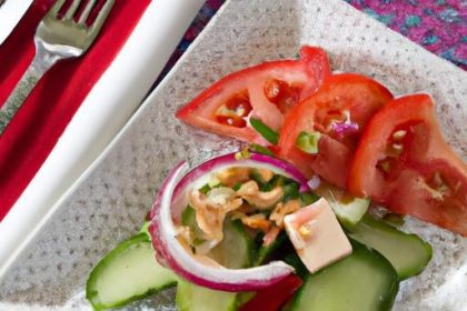 Fresh Flavor Fusion: The Ultimate Tomato, Cucumber & Onion Salad