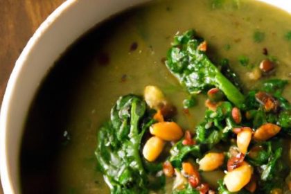 Hearty Lebanese Spinach and Lentil Soup: A Nutritious Delight