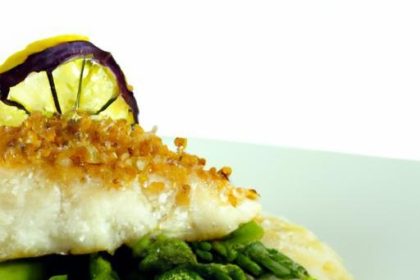Golden Pan-Seared Cod with Zesty Lemon Butter Sauce Delight