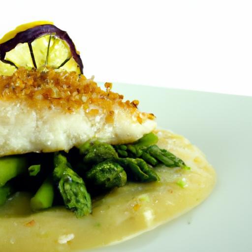 Golden Pan-Seared Cod with Zesty Lemon Butter Sauce Delight