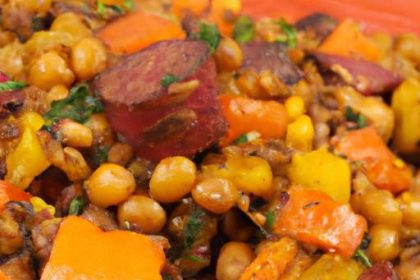 Hearty Baked Sweet Potato & Lentil Bowl: Nutritious Delight