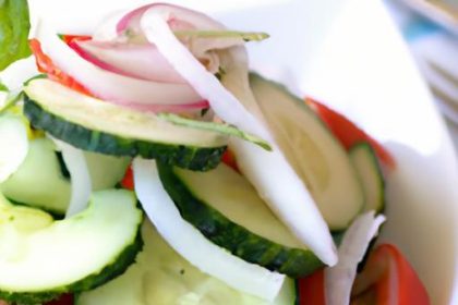 Zesty Spiced Cucumber, Onion & Tomato Salad Recipe Guide