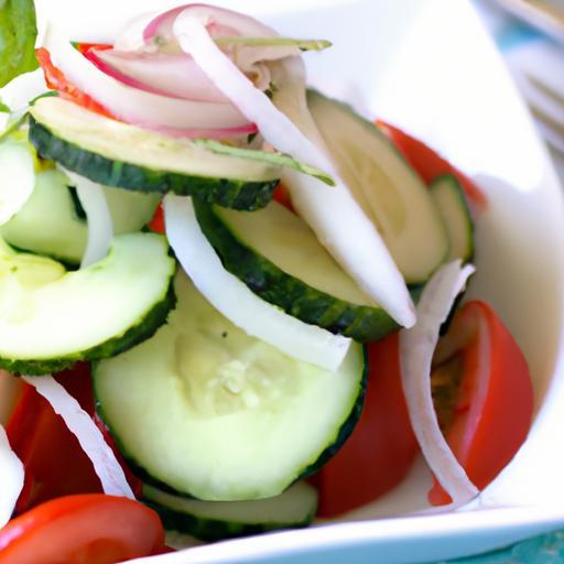 Zesty Spiced Cucumber, Onion & Tomato Salad Recipe Guide