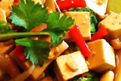 Spice Up Dinner: Thai Peanut Tofu Stir-Fry Delight