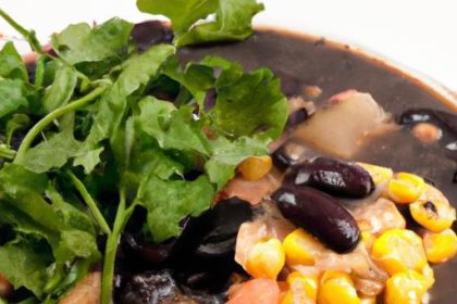 Hearty Black Bean and Corn Soup: A Nutritious Delight