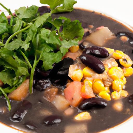 Hearty Black Bean and Corn Soup: A Nutritious Delight