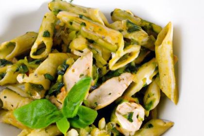 Flavorful Chicken Pesto Pasta: A Simple, Savory Delight