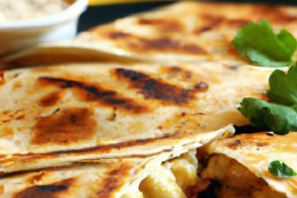 Melty Chicken and Cheese Quesadilla: A Savory Delight