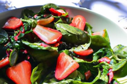 Refreshing Twist: The Delightful Spinach & Strawberry Salad