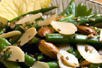 Crunchy Elegance: Sautéed Green Beans with Toasted Almonds