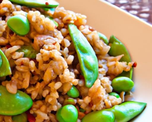 Wholesome Vegan Fried Rice with Protein-Packed Edamame