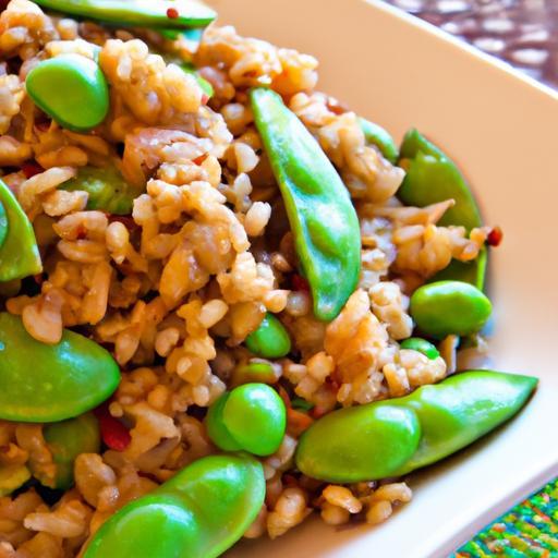 Wholesome Vegan Fried Rice with Protein-Packed Edamame