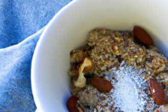 Wholesome Baked Oatmeal with Chia Seeds and Coconut Twist