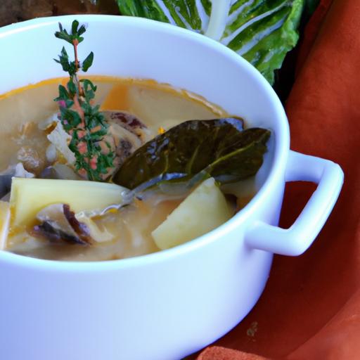 Wholesome Cabbage and Mushroom Soup: A Comforting Classic
