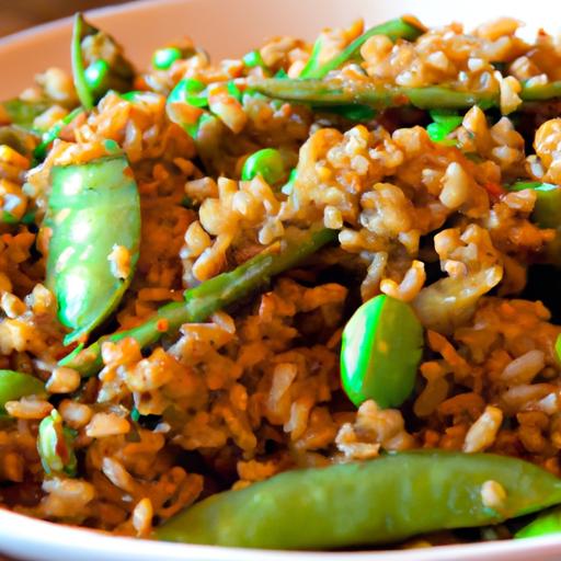 Wholesome Vegan Fried Rice with Protein-Packed Edamame