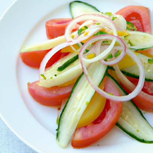 Fresh Flavor Fusion: ‍The Ultimate Tomato, Cucumber & Onion Salad