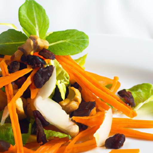 Zesty Shredded Carrot & Raisin Salad: A Fresh Flavor Boost