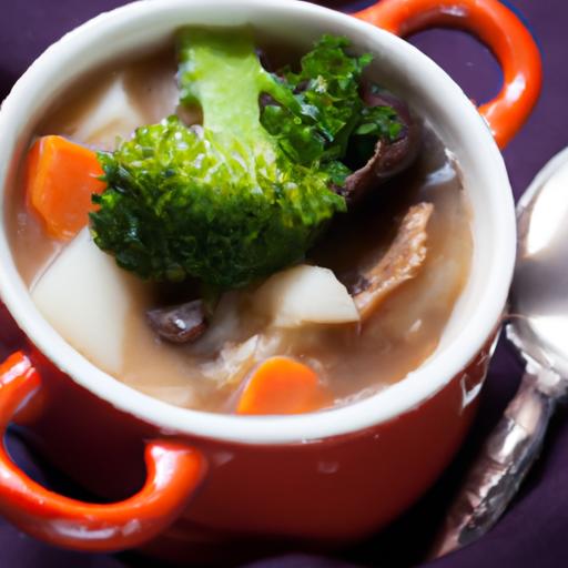 Hearty cabbage & Mushroom soup: A Cozy, Nutritious Delight