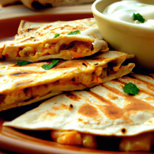 Melty Chicken and Cheese Quesadilla: A Savory Delight