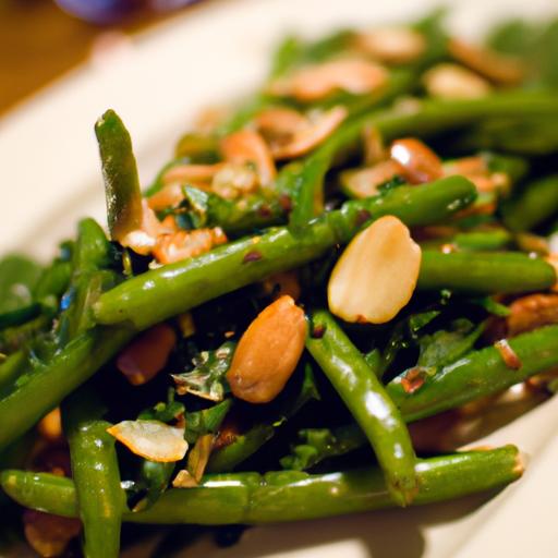 Crunchy Elegance: Sautéed Green Beans with Toasted Almonds