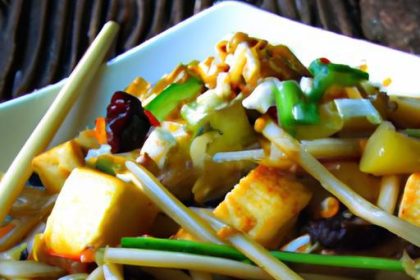 Tofu & Cashew Noodle Bowl: A Flavorful, Nutty Delight