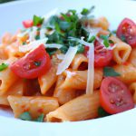 Creamy Roasted Tomato & Garlic Ricotta Pasta Delight