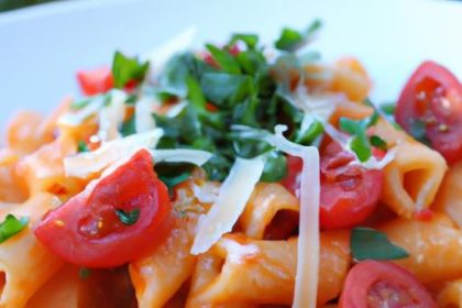 Creamy Roasted Tomato & Garlic Ricotta Pasta Delight