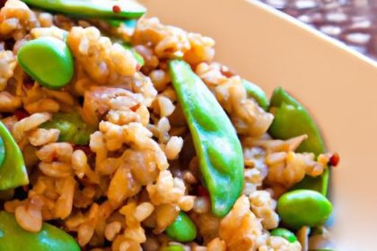 Wholesome Vegan Fried Rice with Protein-Packed Edamame